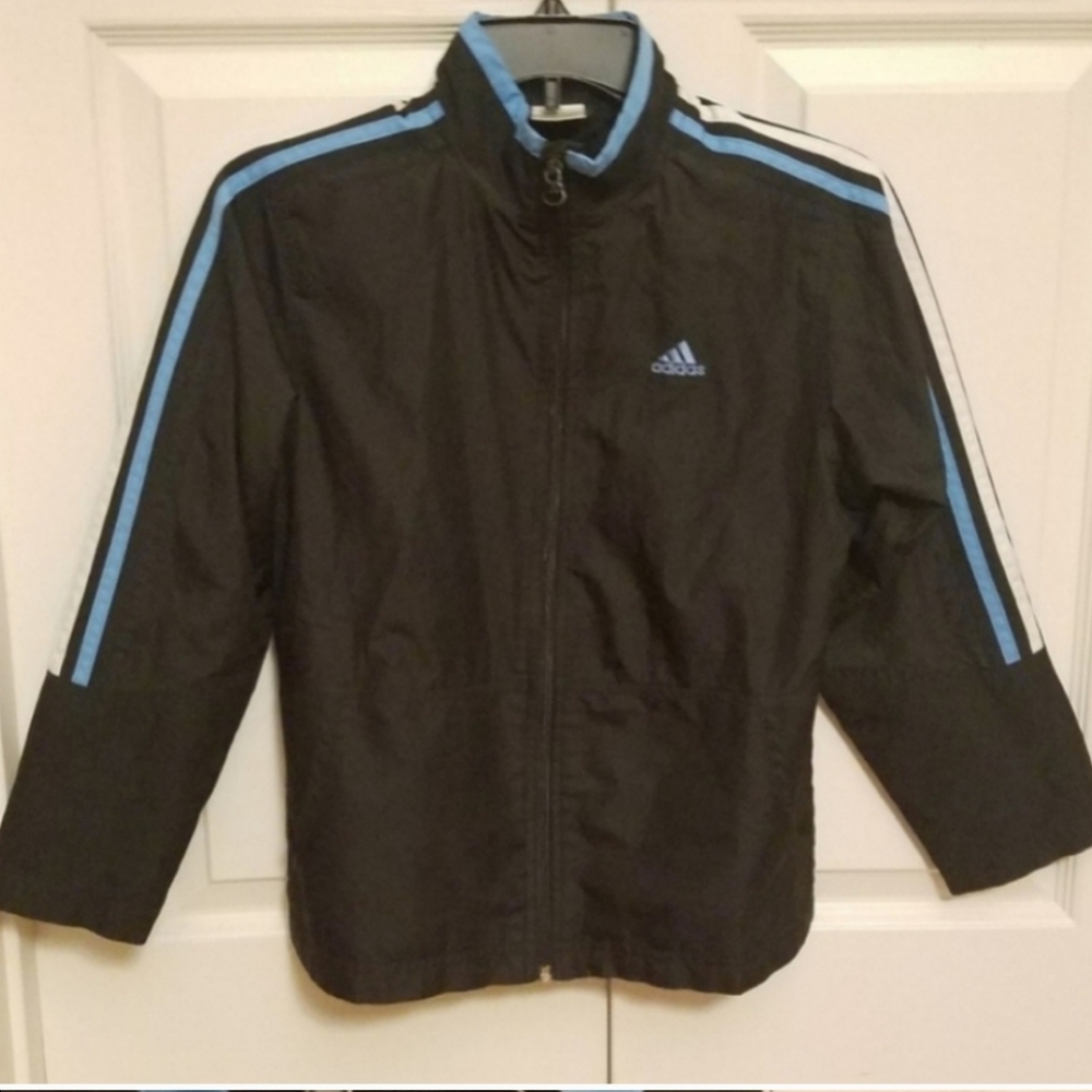 Adidas jacket Black And Blue